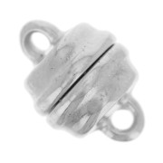 Fermoir aimanté 13x8.5 mm - Placage Argent fin vieilli x1|raw }}