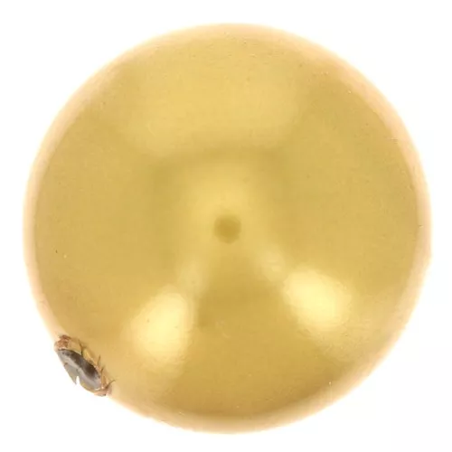 Nacrée PureCrystal semi-percée 5818 6 mm - Crystal Royal Gold Pearl x1