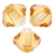 Toupies en cristal PureCrystal 5328 3 mm - Dark Orange x50