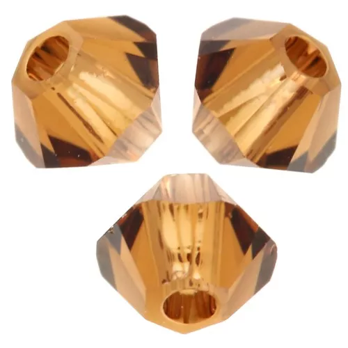 Toupies en cristal PureCrystal 5328 3 mm - Reinvented Smoked Topaz x50