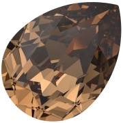 Cabochon PureCrystal 4320 8x6 mm - Reinvented Light Smoked Topaz x1|raw }}