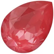 Cabochon PureCrystal 4320 18x13 mm - Crystal Poppy Red Ignite x1