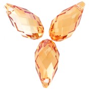 Gouttes PureCrystal 6010 13x6.5 mm - Dark Orange x1|raw }}