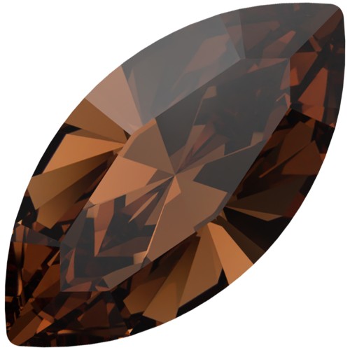 Navettes PureCrystal 4228 6x3 mm - Reinvented Smoked Topaz x4