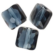 Perles carrés 6 mm - Fantasy Square PureCrystal 5035 - Montana x6|raw }}