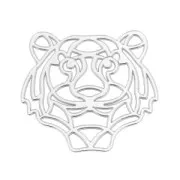 Intercalaire tigre 18.5 mm en Argent 925 x1