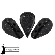 Perles en verre Amos® par Puca® 5x8 mm - Black Constellation x10g|raw }}
