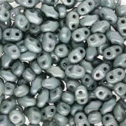 MiniDuo 2x4 mm Opaque Green Ceramic Look x10g