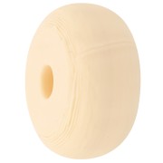 Grosse perle rondelle en polymère biodégradable par Puca® 25x13 mm Support Jim x1