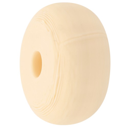 Grosse perle rondelle en polymère biodégradable par Puca® 25x13 mm Support Jim x1