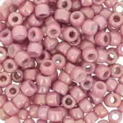 Rocailles Matubo 7/0 - 3.5 mm Opaque Rose Ceramic Look x10g