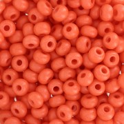 Preciosa Perles rocailles 6/0 4 mm - Terra Intensive - Orange Mat x20g