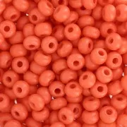Preciosa Perles rocailles 6/0 4 mm - Terra Intensive - Orange Mat x20g