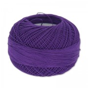 Fil de coton Lizbeth taille 40 Dark Purple n°633 x274m