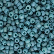 Rocaille Miyuki 8/0 4702 - Opaque Glazed Peacock AB Mat x8g|raw }}