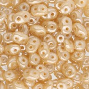 SuperDuo 2,5x5 mm Opaque Beige Luster x10g|raw }}