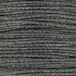 Fil synthétique métallisé 1 mm Gris Anthracite x 1 m