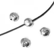 Perle buddha 7 mm doré rose x1