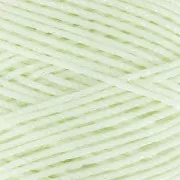 Fil synthétique poissé métallisé 1 mm Ivoire/Argenté x 1 m