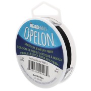 Fil en fibre élastique Opelon 1.2 mm - Noir x5m