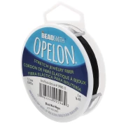 Fil en fibre élastique Opelon 1.2 mm - Noir x5m