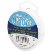Fil en fibre élastique Opelon 0.4 mm - Blanc x25m|raw }}