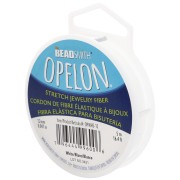 Fil en fibre élastique Opelon 1.2 mm - Blanc x5m|raw }}