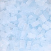 Miyuki Half Tila Beads 5x2.3x1.9 mm HTL-2561 - Silk Pale Light Blue x10g