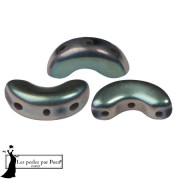 Perles en verre Arcos® par Puca® 5x10 mm - Full Celsian Mat x10g