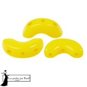 Perles en verre Arcos® par Puca® 5x10 mm - Opaque Jonquil x10g