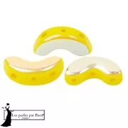 Jonquil - Perles en verre Arcos® par Puca® 5x10 mm - Opaque Jonquil AB x10g Perles en verre Arcos® par Puca® 5x10 mm - Opaque Jonquil AB x10g