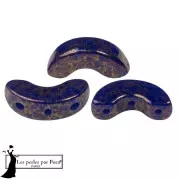 Sapphire - Perles en verre Arcos® par Puca® 5x10 mm - Opaque Sapphire Bronze x10g Perles en verre Arcos® par Puca® 5x10 mm - Opaque Sapphire Bronze x10g