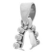 Attaches pendentifs 15 mm avec petites boules - Acier inoxydable 304 x1|raw }}