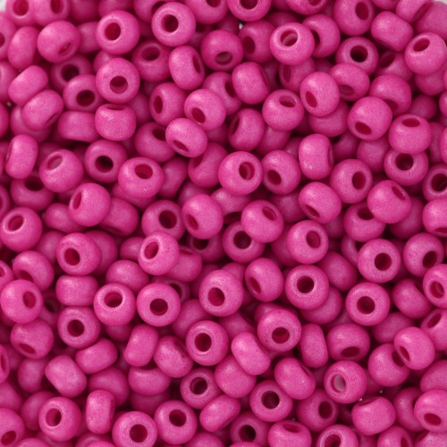 Preciosa Perles rocailles 8/0 - 3 mm - Terra Intensive - Fuchsia Mat x20g