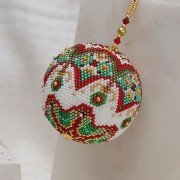 Boule en polystyrène 70 mm - Blanc x1