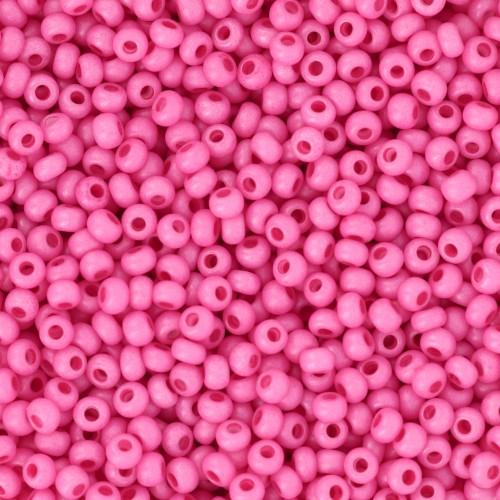 Preciosa Perles rocailles 11/0 2 mm - Terra Intensive - Pink Mat x20g