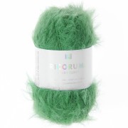 Fil fausse fourrure Ricorumi Furry Furry Rico Design Amigurumi Vert sapin 006 x25g|raw }}