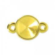 Intercalaire 2 anneaux pour rivoli 12 mm Doré à l'or fin x1|raw }}