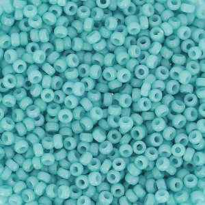 Rocaille Miyuki Duracoat 15/0 4478 - Dyed Opaque Nile Blue x8g