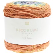 Coton Ricorumi Spin Spin par Rico Design pour Amigurumi - Earthy Rainbow x50g|raw }}
