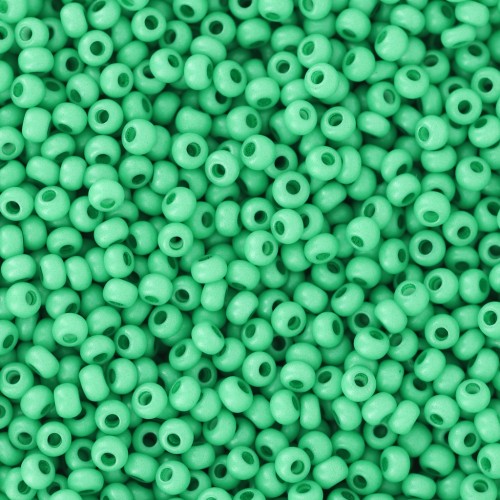 Preciosa Perles rocailles 11/0 2 mm - Terra Intensive - Dark Green Mat x20g