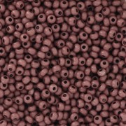 Preciosa Perles rocailles 11/0 2 mm - Terra Intensive - Dark Brown Mat x20g