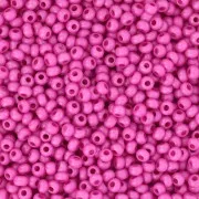 Preciosa Perles rocailles 11/0 2 mm - Terra Intensive - Fuchsia Mat x20g