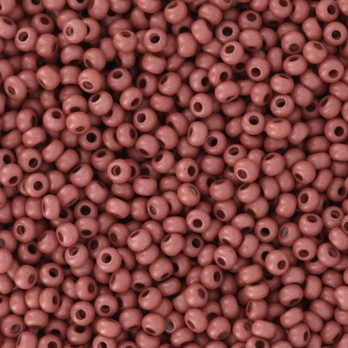 Preciosa Perles rocailles 11/0 2 mm - Terra Intensive - Brown Mat x20g