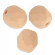 Facettes 6 mm Opaque Light Peach Silk Mat x25
