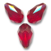 Poires PureCrystal 5500 9x6 mm Siam x4