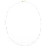 Tour de cou maille Forçat 0.8 mm pour Miyuki Delica 11/0 - Doré à l'or fin x46cm|raw }}