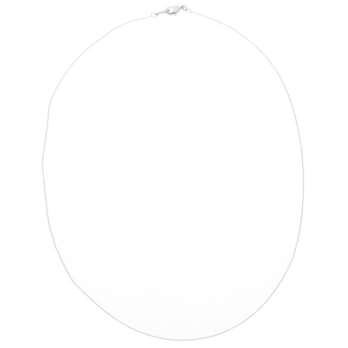 Tour de cou maille Forçat 0.8mm pour Miyuki Delica 11/0 - Placage argent fin x46cm