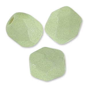 Facettes 4 mm Alabaster Saturated Light Olive x50