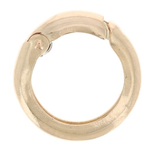Fermoir rond mousqueton 10 mm - Gold Filled x1
